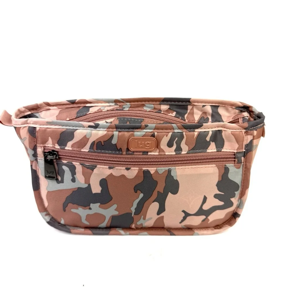 LUG Parasail Cosmetic Bag Camo Rose Nylon Travel Makeup Case Brand‎ New